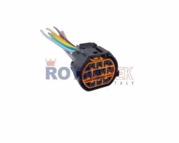 FICHA DE CONEXION ROYALTEK 10 VIAS (DIEZ) OPTICA HYUNDAI (LX35) KIA SPORTAGE - VENTA EN PAQUETES DE 5 UNIDADES ---